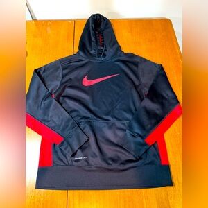 Nike youth Black and Red Hoodie